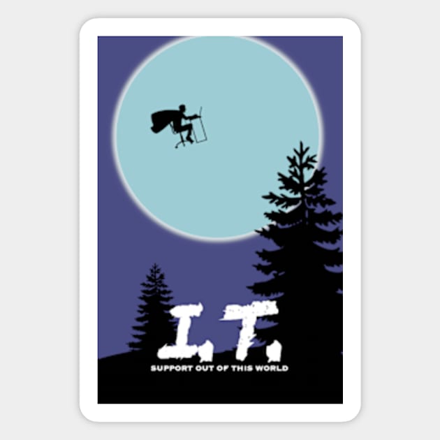 I.T. - E.T. Movie Parody Magnet by LuisP96